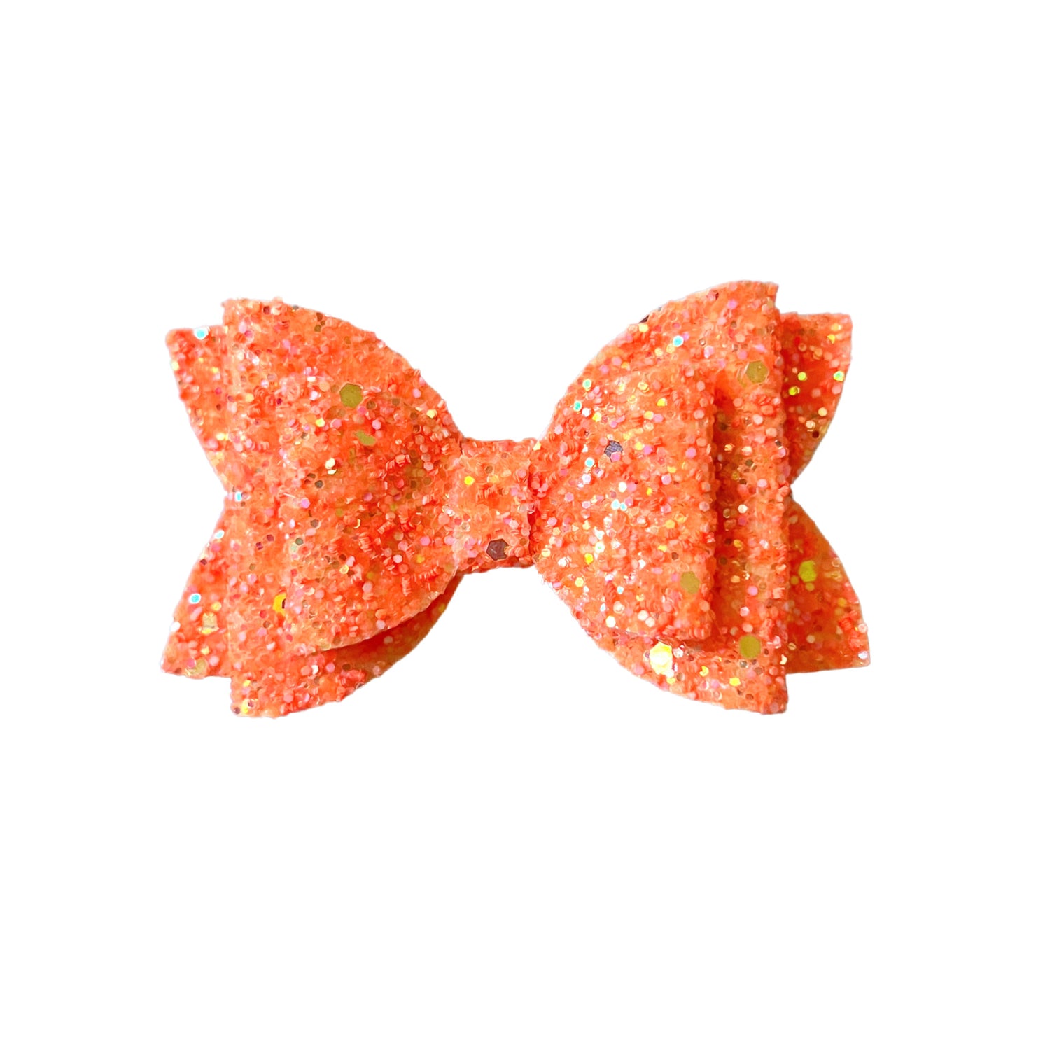 Orange Bow Glitter Stickers – Fairy Dust Decals