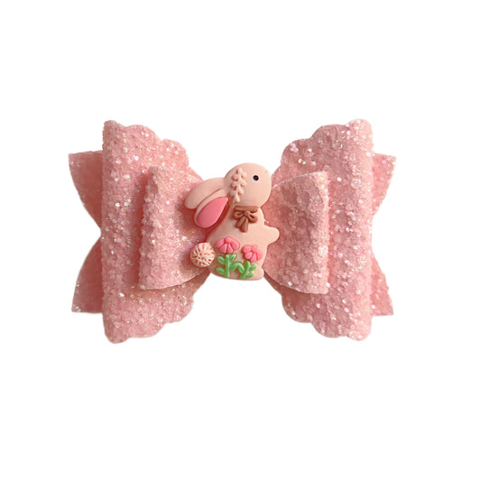 Champagne Bunny Bow