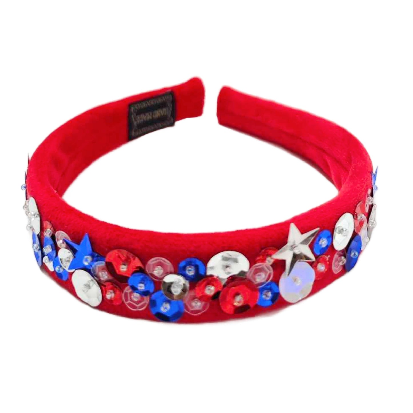 Red, White, Or Blue Sequins Headbands