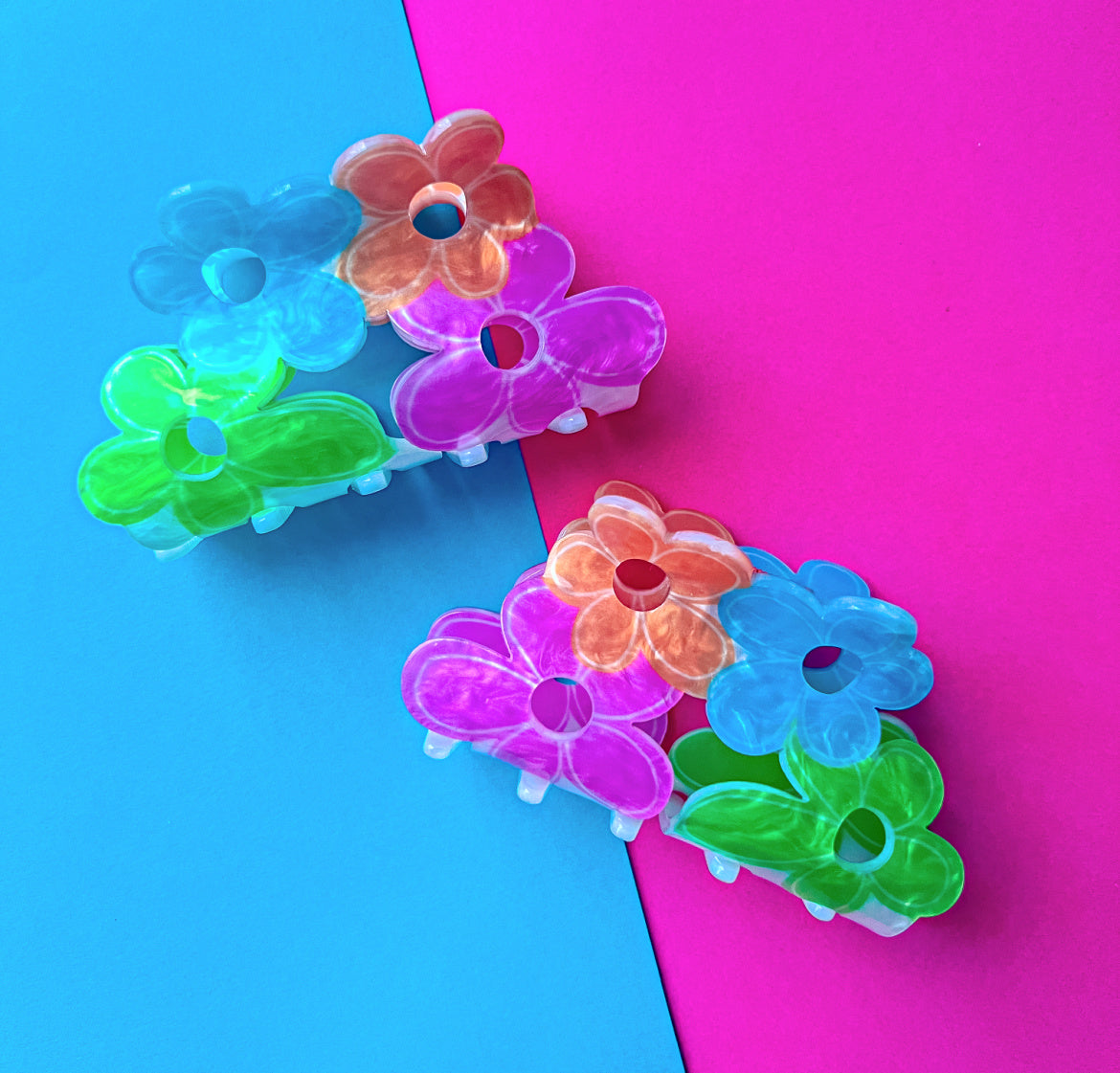 Pretty Flower Claw Clip